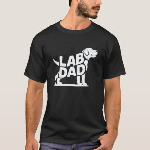 T-shirt Papa Lab. Conception de Labrador Retriever pour ho