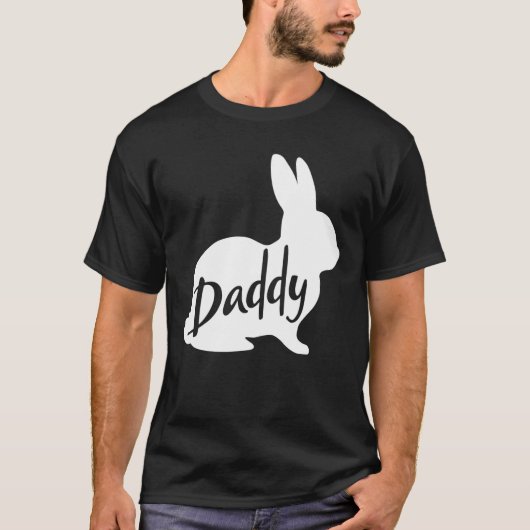 T-shirt Papa Lapin Lapin Père Papa Pâques (Devant)