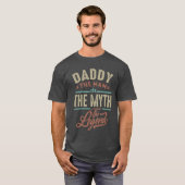 T-shirt Papa Le Mythe La Légende (Devant entier)