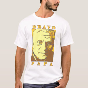 T-shirt Papa le nouveau pape Benoît XVI de bravo