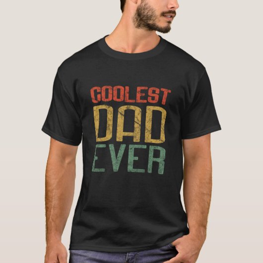 T-shirt Papa le plus frais jamais, Cadeau pour papa, Fête  (Devant)