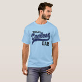 T-shirt Papa le plus froid du monde (Devant entier)