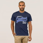 T-shirt Papa le plus froid du monde (Devant entier)