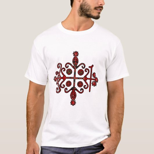T-shirt Papa Legba Elegua Veve Sigil (Devant)