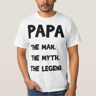 T-shirt Papa L'Homme. Le Mythe. La Légende.