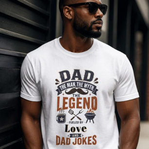 T-shirt Papa l'homme le mythe la légende