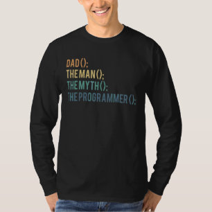 T-shirt Papa L'Homme Le Mythe Le Programmeur
