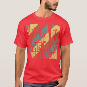 T-shirt Papa L'Homme Le Vendeur La Légende