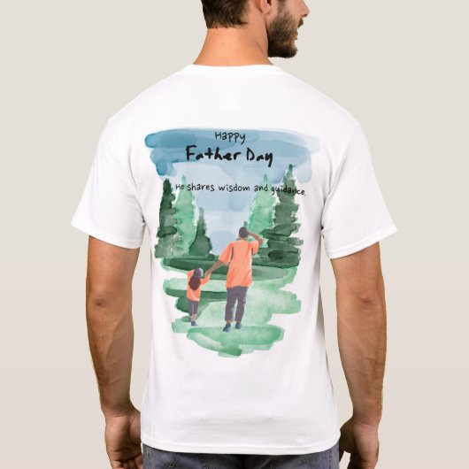 T-shirt Papa : L'Influenceur d'origine (Dos)