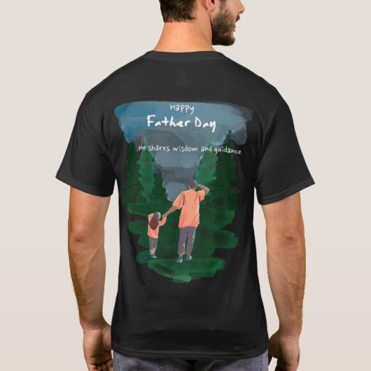 T-shirt Papa : L'influenceur original (Dos)