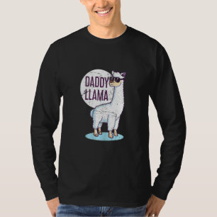 T-shirt Papa Llama Drôle Papa Fête des pères