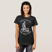 T-shirt papa m'aime plus que la pêche (Devant entier)