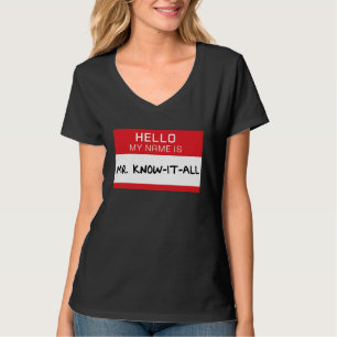 T-shirt Papa Mari Frère Monsieur Je-Sais-Tout