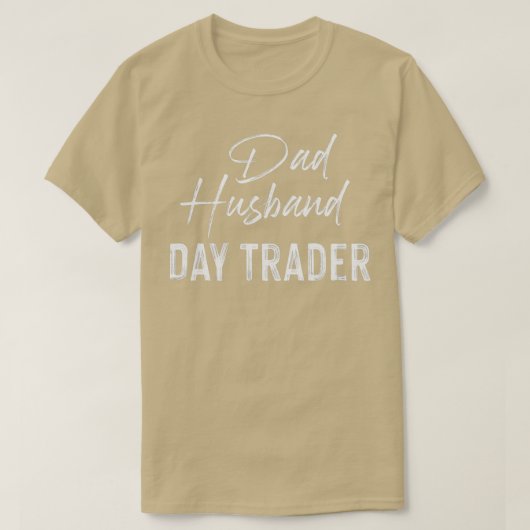 T-shirt Papa Mari Jour Trader Forex Daytrading (Design devant)