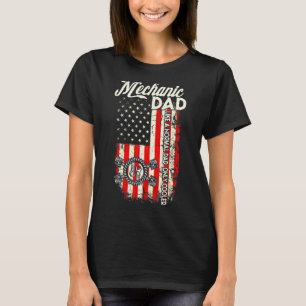T-shirt Papa mécanicien comme un papa normal mais en plus
