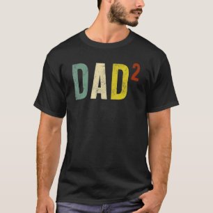 T-shirt Papa Mens Au 2E Pouvoir Papa De 2 Fêtes des pères