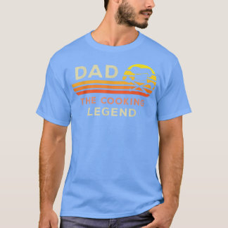 T-shirt Papa Mens La Légende De La Cuisine Chef Guy Cuisin