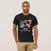 T-shirt Papa militaire (Devant entier)