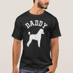 T-shirt Papa Miniature Poodé Idées Vintages Pour Papa