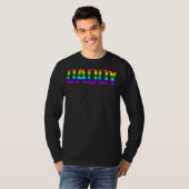T-shirt Papa Mois Gay pride Lgbtq Fête des pères Rainbow F (Devant entier)