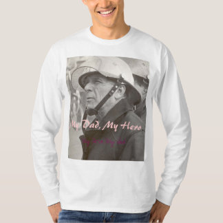 T-shirt Papa, mon héros, mon papa, mon papa, mon héros
