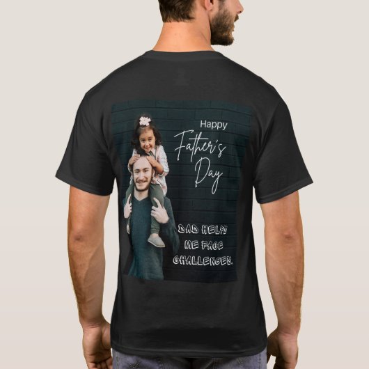 T-shirt Papa : Mon Premier Amour, Mon Héros Forever (Dos)
