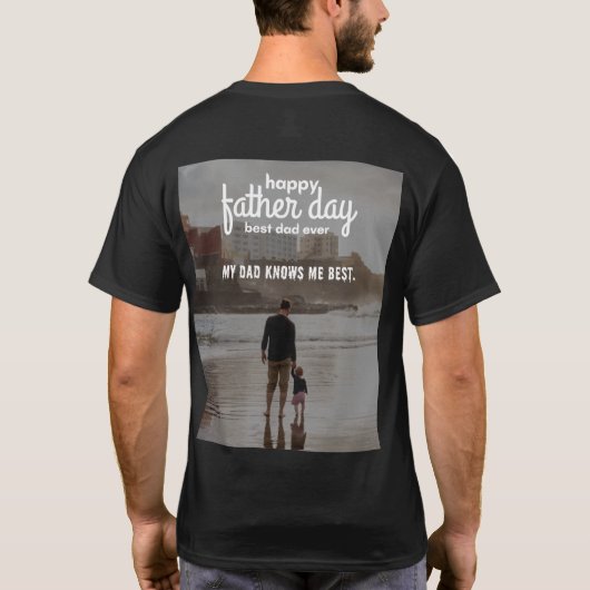 T-shirt Papa : Mon Protecteur pour toujoursPapa : Mon Prot (Dos)