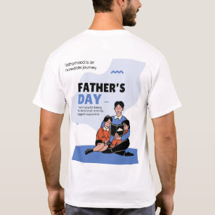 T-shirt Papa : Mon Rocher, Mon Guide, Mon Héros