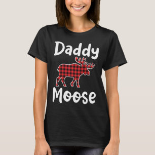 T-shirt Papa Moose Matching Famille Joyeux Noël En Juillet