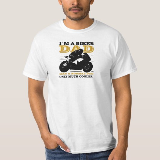 T-shirt Papa motard (Devant)