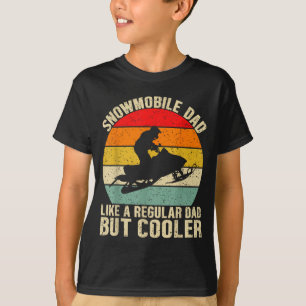 T-shirt Papa Motoneige Drôle Comme Un Régulier Mais Plus C
