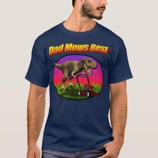 T-shirt Papa Mows Meilleur Élevage De Pelouse Papa Plaisan