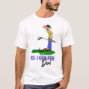T-shirt Papa, N°1 au golf
