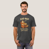 T-shirt Papa Nap - Drôle Chat Nap Parodie pour les pères | (Devant entier)