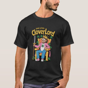 T-shirt Papa niveau CloverLord Saint Patrick drôle père