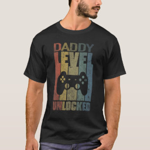 T-shirt Papa Niveau Déverrouillé Bientôt Pour Être Papa Gr