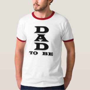 T-shirt Papa noir des textes à être