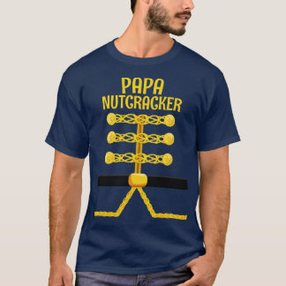 T-shirt PAPA Nutcracker Correspondance de famille Noël