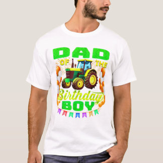 T-shirt Papa of Birthday Boy Farm