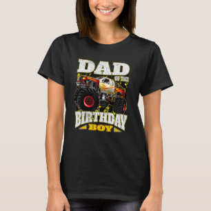 T-shirt Papa Of Birthday Boy Monster Truck