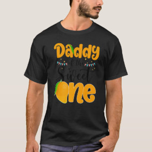 T-shirt Papa Of Sweet One Mango Fruit Thème 1ère naissance