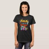 T-shirt Papa of the Birthday Boy Astronaut Boy Space Anniv (Devant entier)