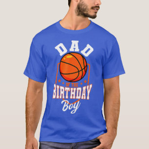 T-shirt Papa Of The Birthday Boy Basketball Hem Anniversai
