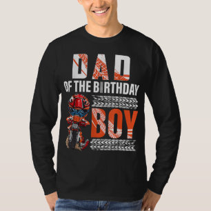 T-shirt Papa of the Birthday Boy Dirt Bike B-day motocross