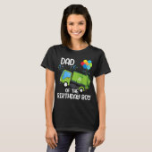 T-shirt Papa Of The Birthday Boy Garbage Truck Birthday Pa (Devant entier)
