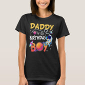 T-shirt Papa Of The Birthday Boy Joyeux Anniversaire Astro (Devant)
