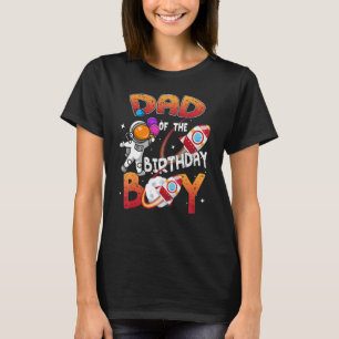 T-shirt Papa Of The Birthday Boy Joyeux Anniversaire Funny