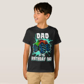T-shirt Papa of the Birthday Boy Monster Truck Birthday Pa (Devant entier)