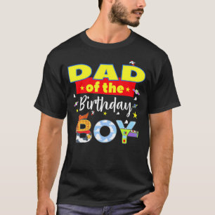 T-shirt Papa Of The Birthday Boy Toy Familly Matching Stor