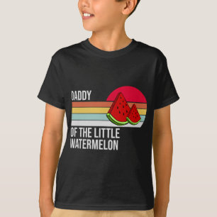 T-shirt Papa Of The Little Watermelon - Fruit Family Matc